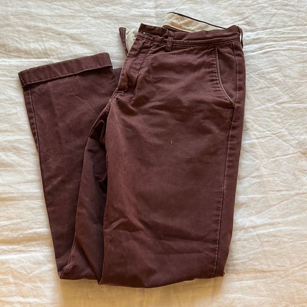 JCrew Men’s Maroon Chinos | 30x32